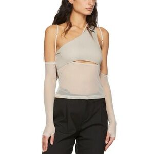 HELIOT EMIL Pelagia Asymmetric Mesh Top | NWT
